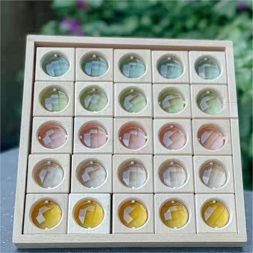 Bausteine Transparent Acryl kinder Pädagogisches Spielzeug