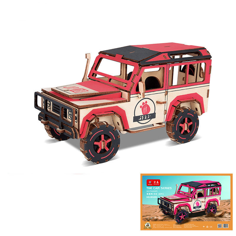 Holz Puzzle Modell 3D Drei-dimensional kinder Pädagogisches Spielzeug