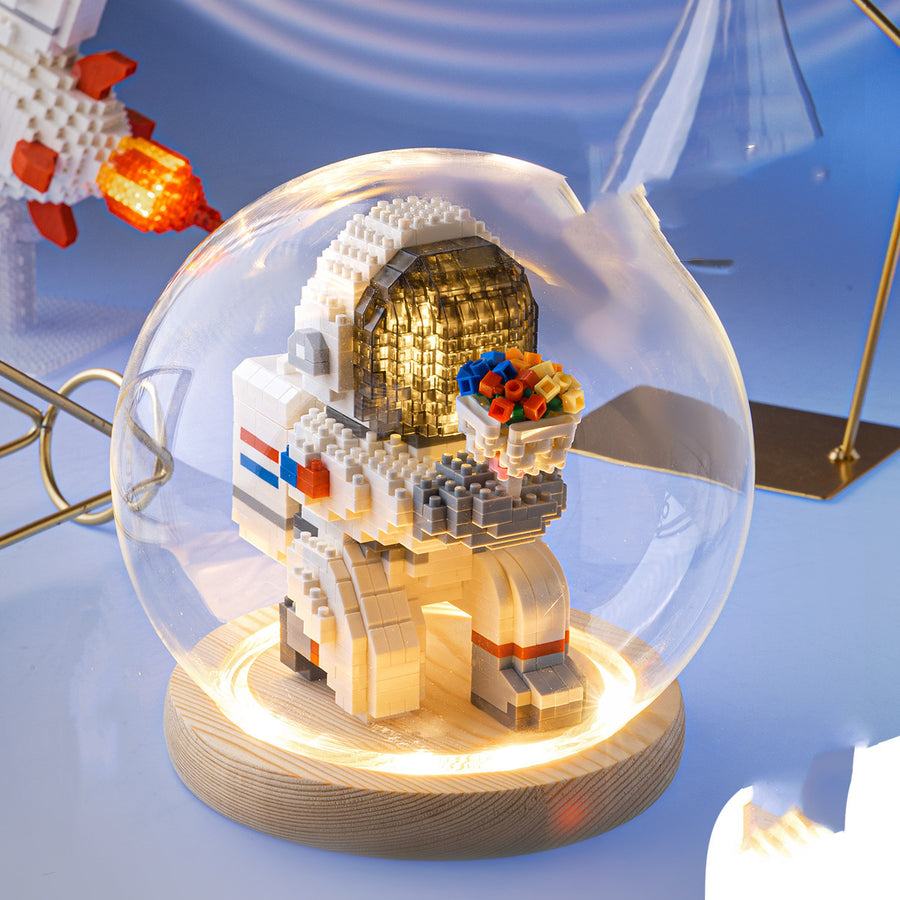 Bausteine Pixel Erde Planeten Modell Pädagogisches Spielzeug