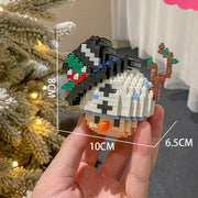 Weihnachts serie kleine Partikel montage Bausteine Spielzeug Puzzle Ornamente