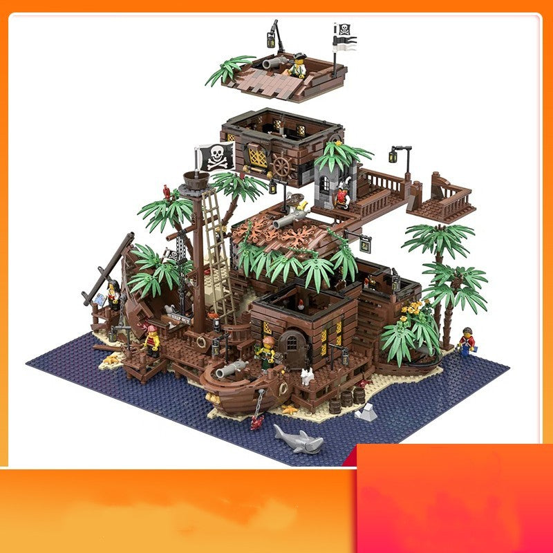 Große Captain Action Shipwreck Karibik Serie Montiert Spielzeug