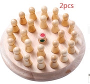 Kind Holz Puzzle Spielzeug Speicher Schach