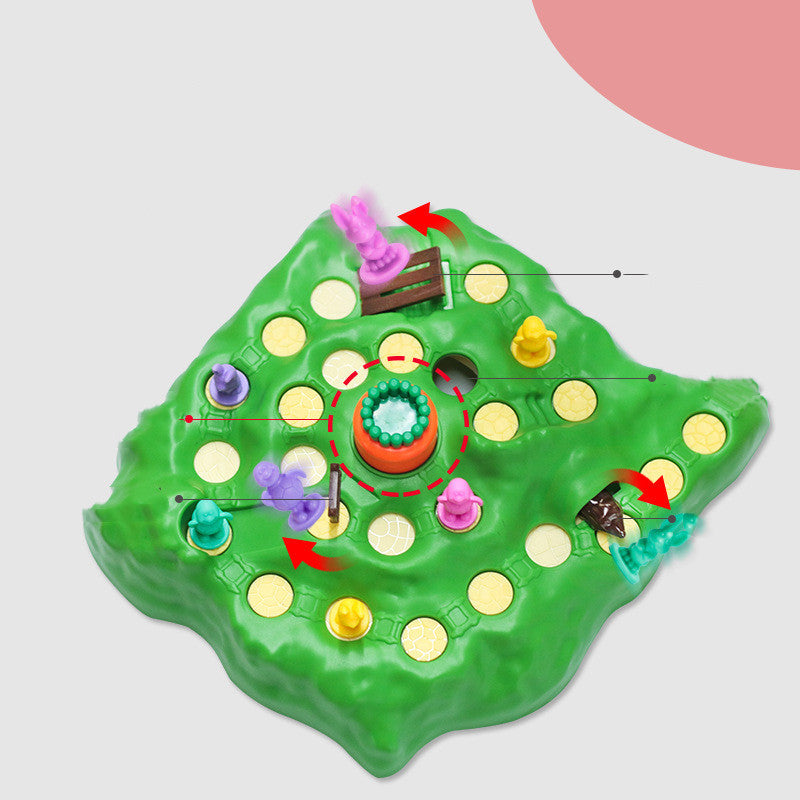 Kinder der Schildkröte Und Hare Racing Spielzeug Kreuz-land Rennen Tabelle Spiele