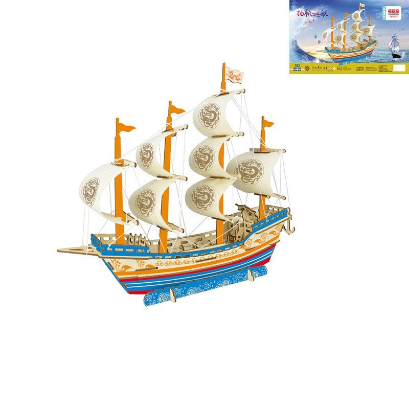 Kreative Holz 3D Puzzle Spielzeug