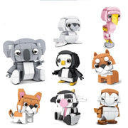 Kreative Tier 8 Koala Corgi Und Shiba Inu Nette Anzug Kinder Montage Bausteine Spielzeug Mein Shop