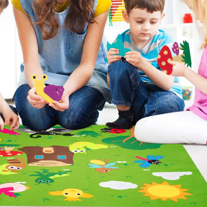 Filz-Früher ziehung Baby pädagogisches Spielzeug