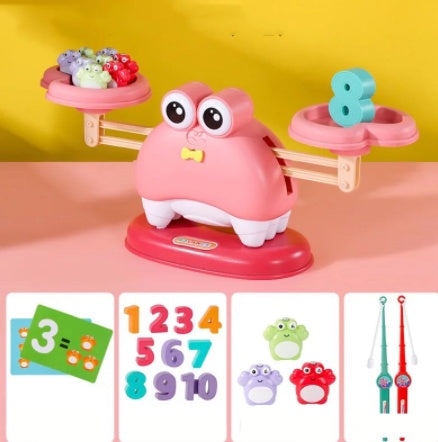 "Addition- und Subtraktionsmathematikwaagen Kindergarten Brettspiel Lernspielzeug"