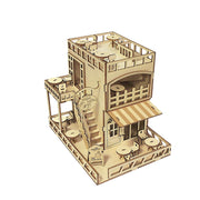 Casual Kaffee Haus Pädagogisches Puzzle Hand Montiert Spielzeug