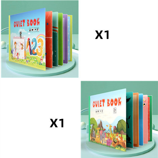 Kinder Pädagogisches Spielzeug Wiederholt Klebte Bücher Zu Lesen