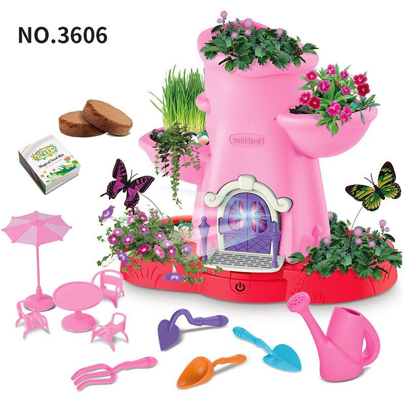Kinder-Puzzle-Spielzeug zum Blumenpflanzen mit Geräuschen