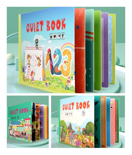 Kinder Pädagogisches Spielzeug Wiederholt Klebte Bücher Zu Lesen