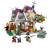 mytooy Halloween Haus mit Figuren Klemmbausteine