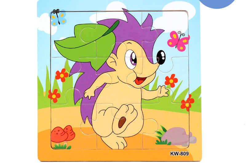 Holzpuzzle Tiere Puzzlespielzeug Frühkindliche Eltern-Kind-Spiele