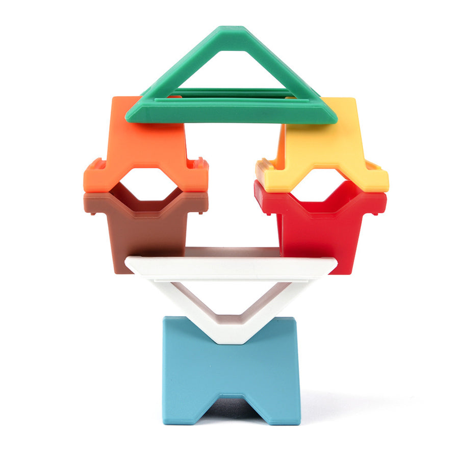 Silikon Jenga Bausteine kinder Spielzeug Frühe Bildung