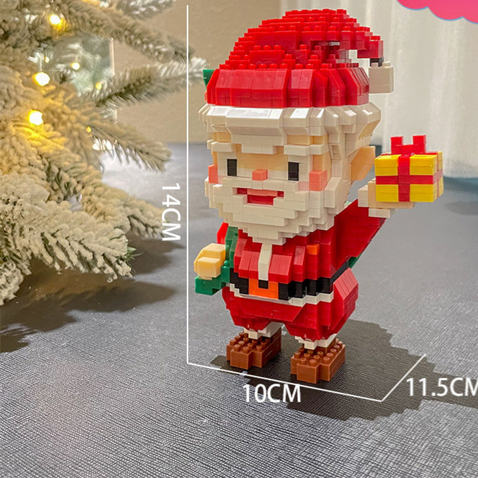 Weihnachts serie kleine Partikel montage Bausteine Spielzeug Puzzle Ornamente