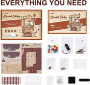 Robotime ROKR Marmorschokoladen-Fabrik 3D Holz Puzzlespiele Montage-Modellbau spielzeug für Kinder Kinder Erwachsene Geburtstags geschenk Mein Shop