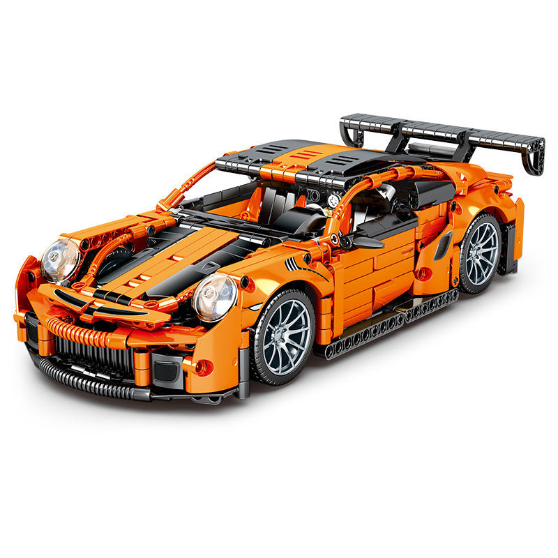 Jungen-Bausatz Sportwagen Puzzle DIY Modell-Bausteine Spielzeug