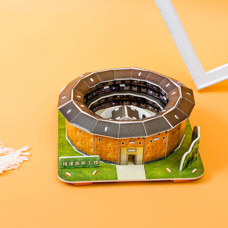 Mode handgemachte DIY-Modell Puzzle-Spielzeug