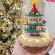 Weihnachts serie kleine Partikel montage Bausteine Spielzeug Puzzle Ornamente