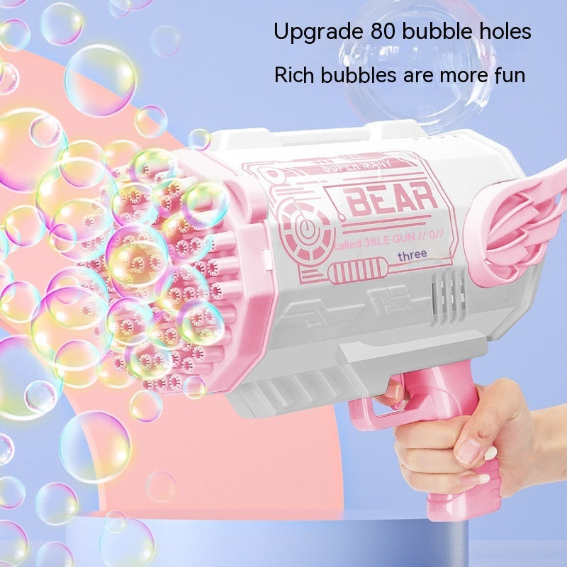 80 Löcher Bazooka Bubble Machine Kinderspiel zeug