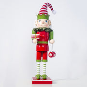 Holz bemalte Weihnachtsmann-Puppen verzierungen Kinder-Geschenks pielzeug