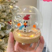 Weihnachts serie kleine Partikel montage Bausteine Spielzeug Puzzle Ornamente