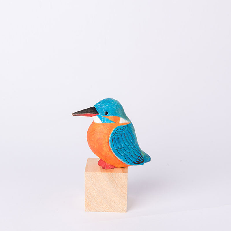 Holz schmuck aus Holz für Kinder, kleiner fetter Vogel