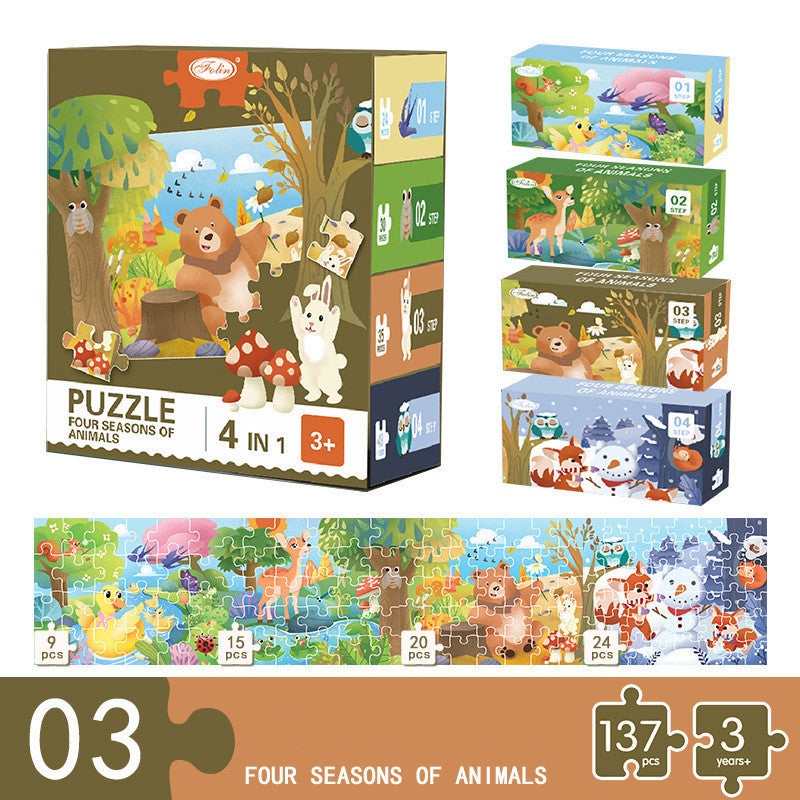 Kinder Papier Aufklärung Pädagogisches Puzzle Spielzeug