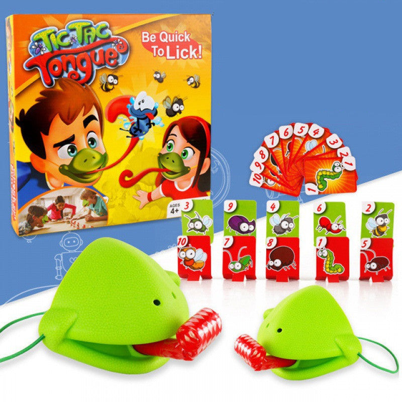 Frosch Zunge Heraus Bord Spiel Greedy Snake Chameleon Karte Spiel Pädagogisches Spielzeug