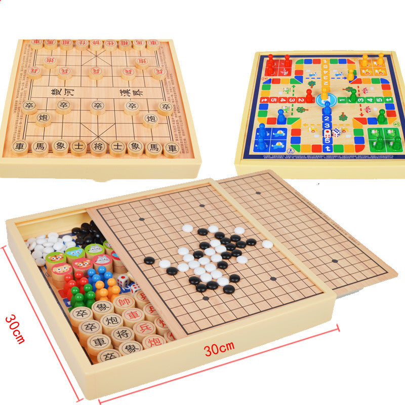 mytooy Holz-Brettspiel Sammlung