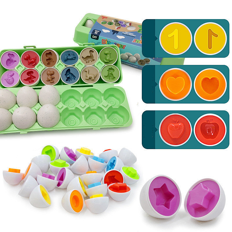 Frühen Bildung Montage Spielzeug Passenden Eier