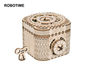 Robotime Rokr 123Pcs Schatz Box Kreative 3D Holz Puzzle Spiel Montage Spielzeug Chris Geschenk Für Kinder Erwachsene Jugendliche Dropshipping