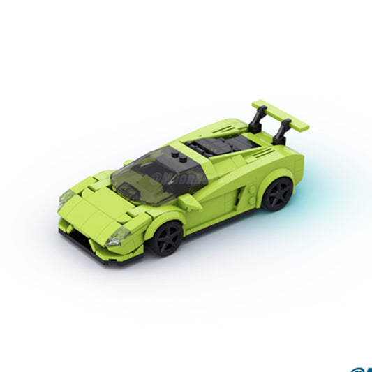 Bausteine MOC-71778 Gallardo LP560 Sportwagen zusammen gebaut Spielzeug