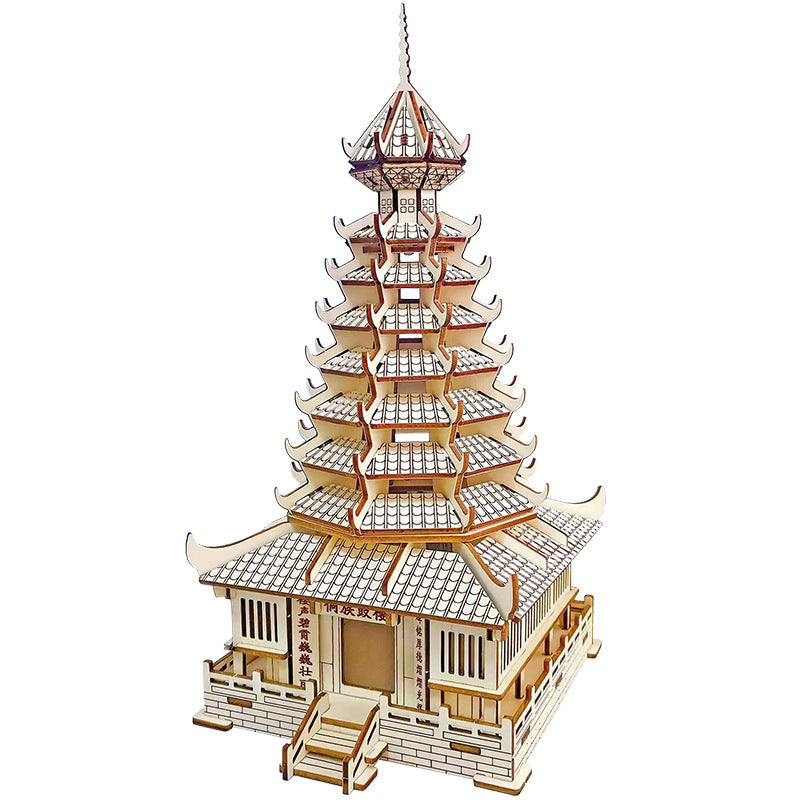 Kinder Holz Drei-dimensional Puzzle Simulation Modell Spielzeug