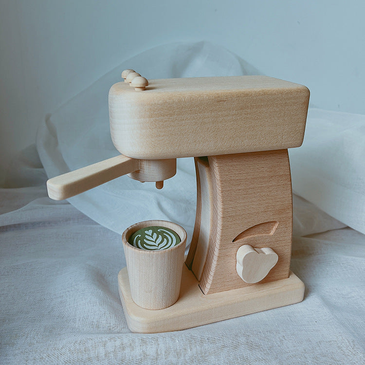 Buche Kaffee maschine Kinder spielen Haus Küchen spielzeug