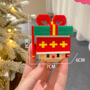 Weihnachts serie kleine Partikel montage Bausteine Spielzeug Puzzle Ornamente