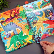 Kinder Auto Transport Magnetisches Puzzle Spielzeug