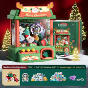 "Kinderspielzeug im Mini-Kranmaschinen-Design mit Neujahrsthema"