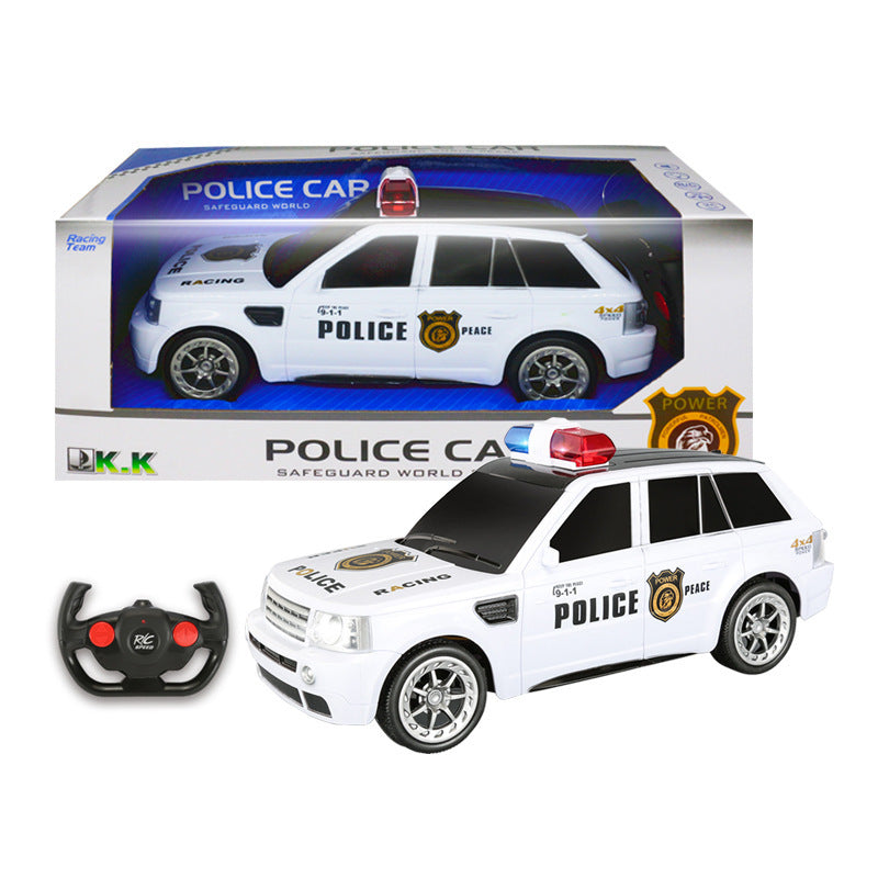 "Funkbetriebene Elektrofernbedienung Driftwagen Polizei Kinderspielzeug Musik Beleuchtung"