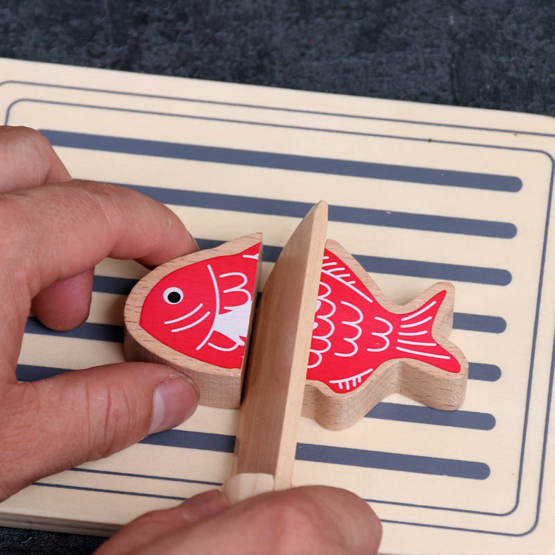 Multifunktion ales magnetisches Angelset Kinder pädagogisches Holz spielzeug