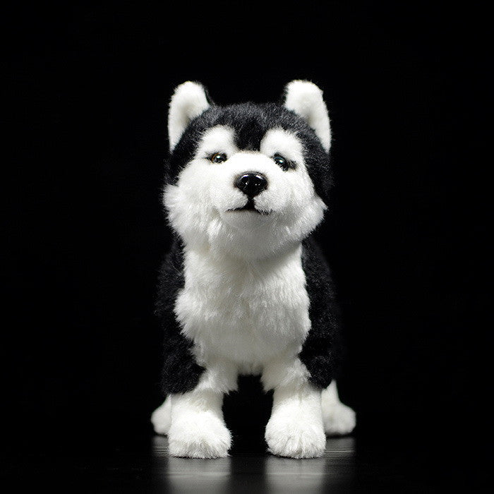 Mandarin Augen Husky Hunde Figur Schlitten Hund Plüschtiere