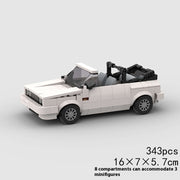 "Small Particle MK1 Cabriolet Racing MOC Zusammengebautes Bauklötze Spielzeug"