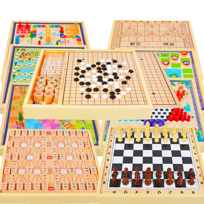 mytooy Holz-Brettspiel Sammlung