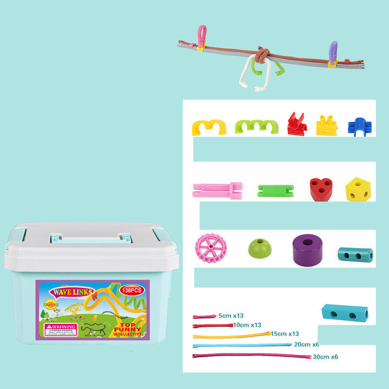 Kindergarten Lehr spielzeug Umweltschutz Creative Magic Stick Puzzle