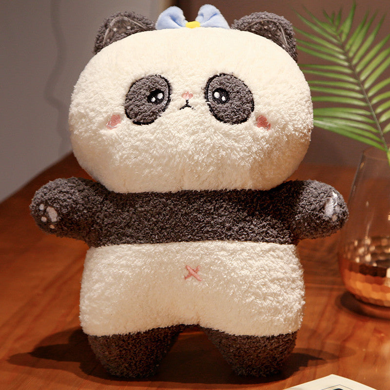 Süße Kaninchen-Panda-Puppe, rosa Schwein, Plüschspielzeug