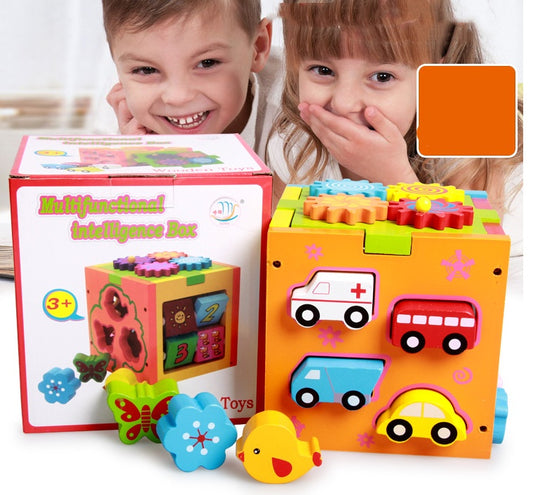 Multifunctional Color Intelligence Of Wooden Toys