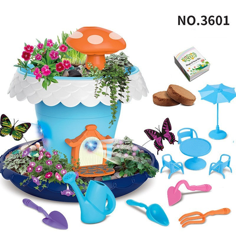 Kinder-Puzzle-Spielzeug zum Blumenpflanzen mit Geräuschen