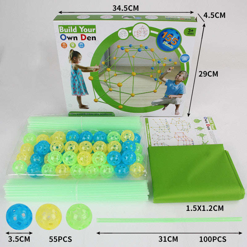 Kindermode Einfache DIY-Puzzle-Blöcke Spielzeug