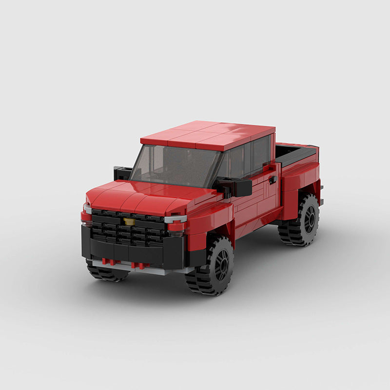 Klein partikel Gelände fahrzeuge Pickup Truck Puzzle Montage Spielzeug