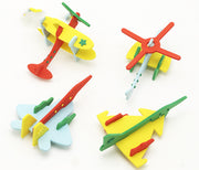 Kinder DIY-Bastelset zum Zusammenbauen von Autos und Flugzeugen – Materialpaket – Lernspielzeug